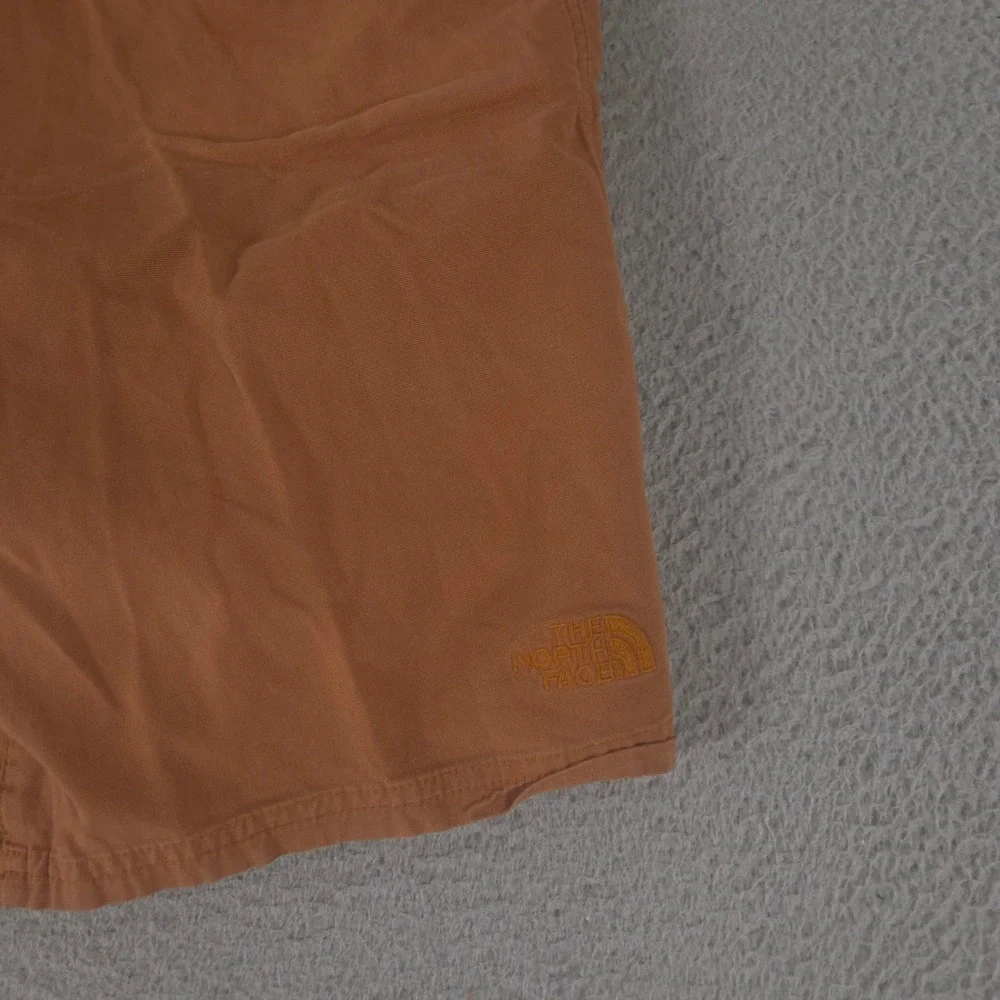 The North Face Shorts Mens 34 Brown North Dome Cotton Blend Stretch Drawcord